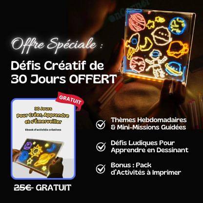 Tablette à dessin lumineuse Illumikids™